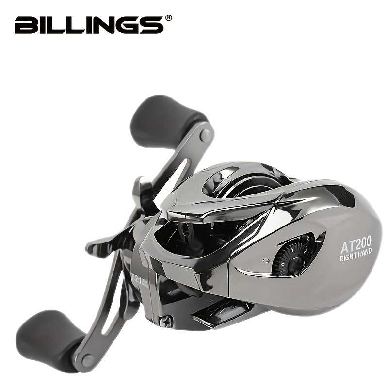 Trolling Reel - BILLINGS AT シリーズ、7.2:1 ギア比、5+1 ボールベアリング、18LB 最大ドラッグ、ベイトキャスティングリール、淡水海水用