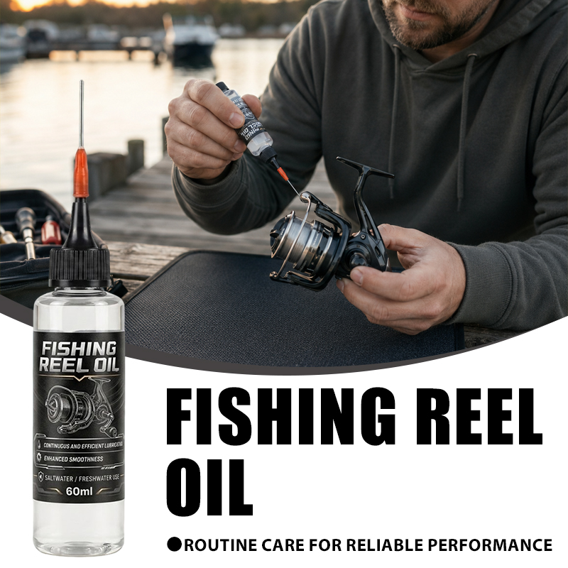 Spincast Reel - 釣り用リールオイル潤滑剤液体メンテナンスフォーミュラ（海水・淡水スピニングリールおよびベイトキャスティングリール用）60ml