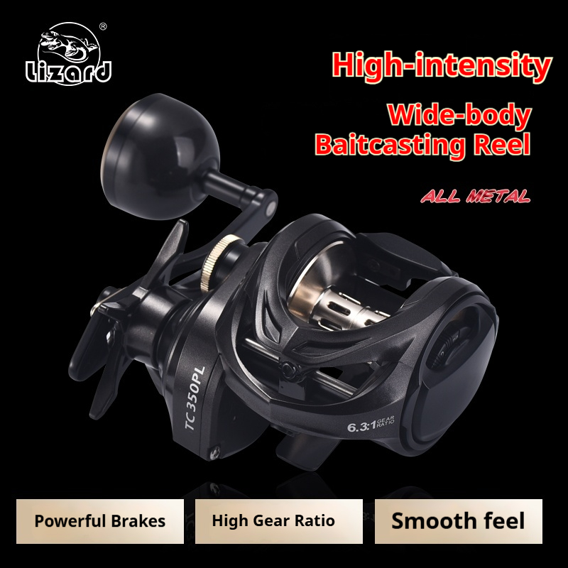リザード海釣りベイトキャスティングリール大容量メタルスプール - Trolling Reel のレビューと価格