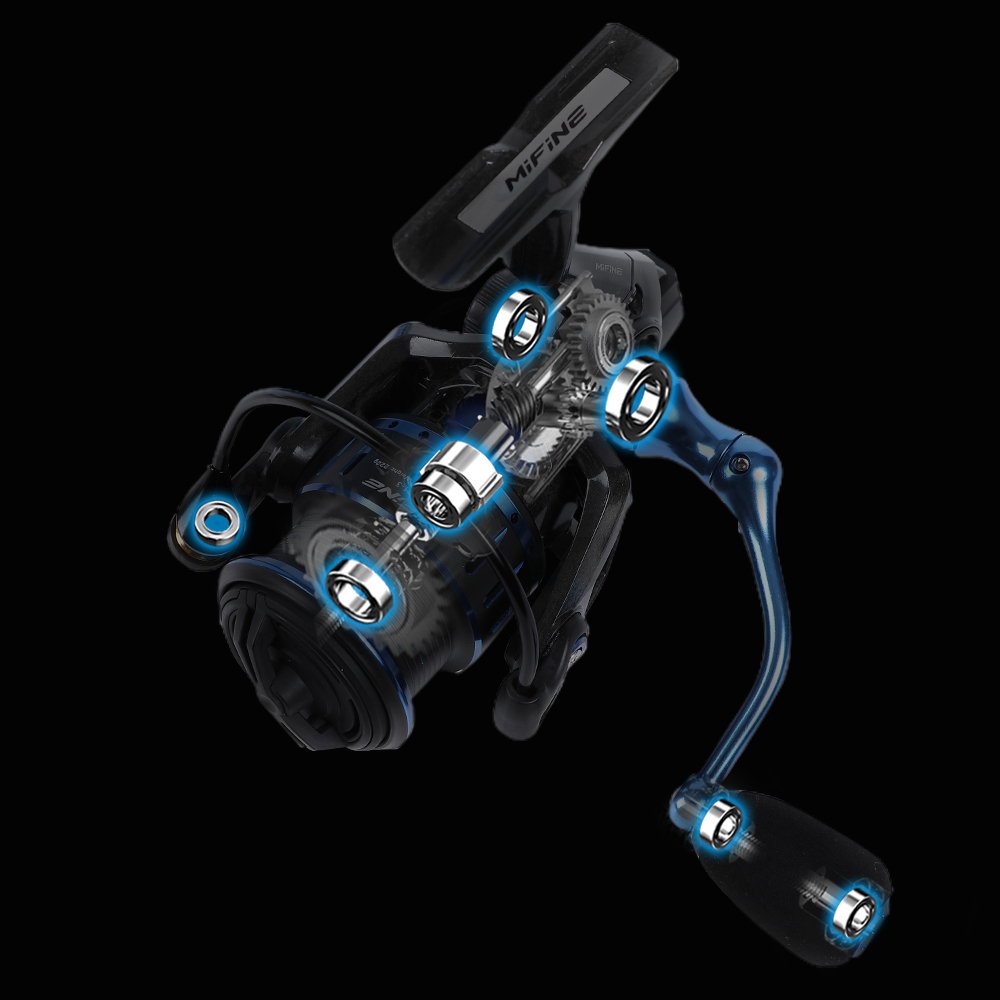 MIFINEカーボンテック軽量スピニングリール、ギア比5.1 - Trolling Reel のレビューと価格