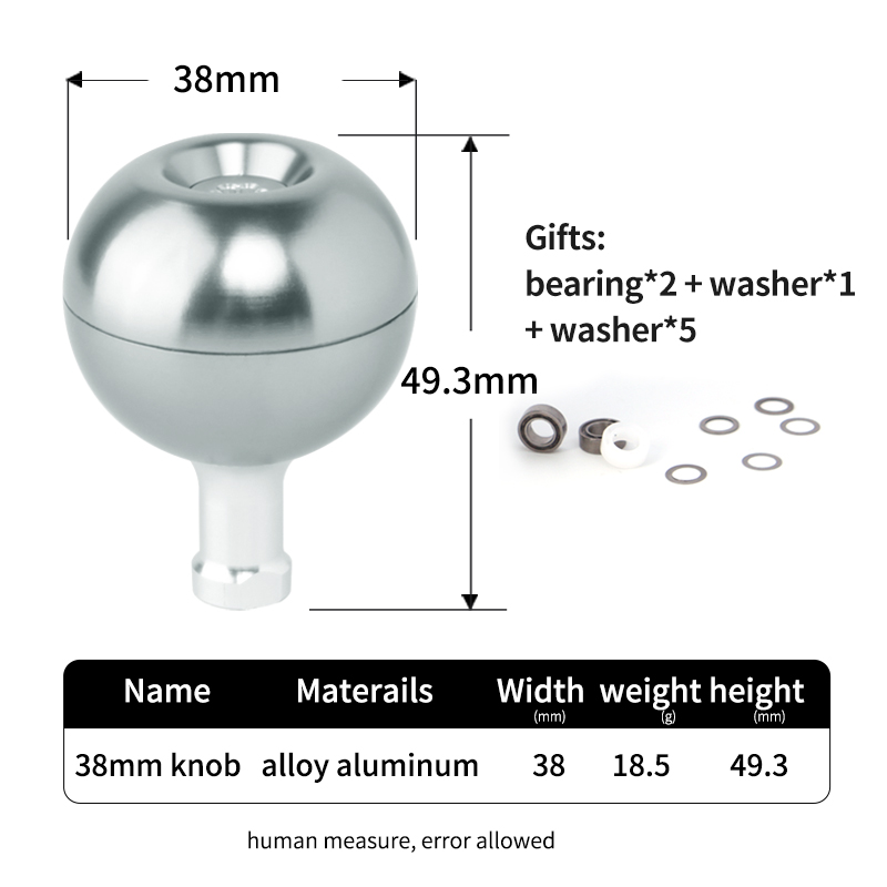 Ruke 新型釣りリールハンドル 合金ノブ 直径35/38/ - Trolling Reel のレビューと価格